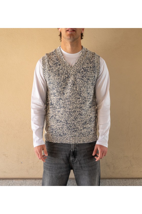 AMARANTO- GILET TRICOT