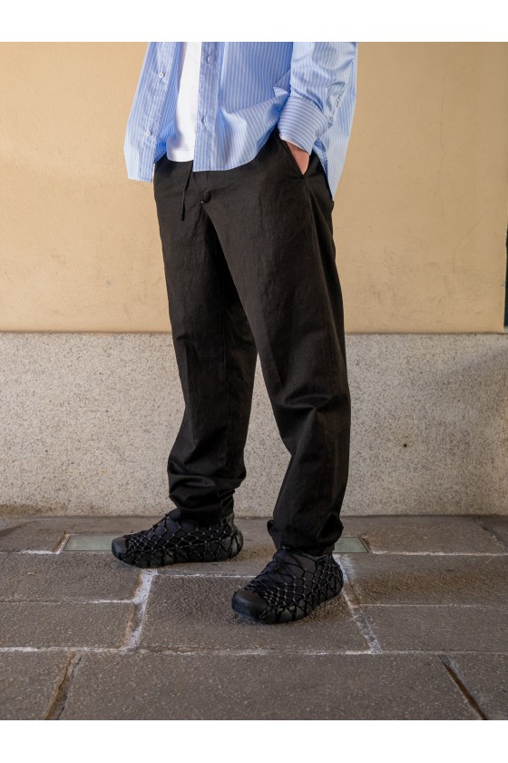 MESSAGERIE- PANTALONE FOX NERO