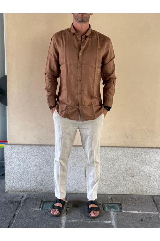 URBAN RING - PANTALONE LINO...