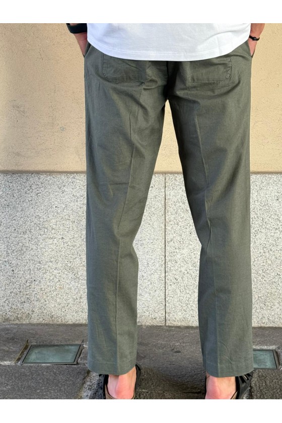 URBAN RING - PANTALONE LINO...