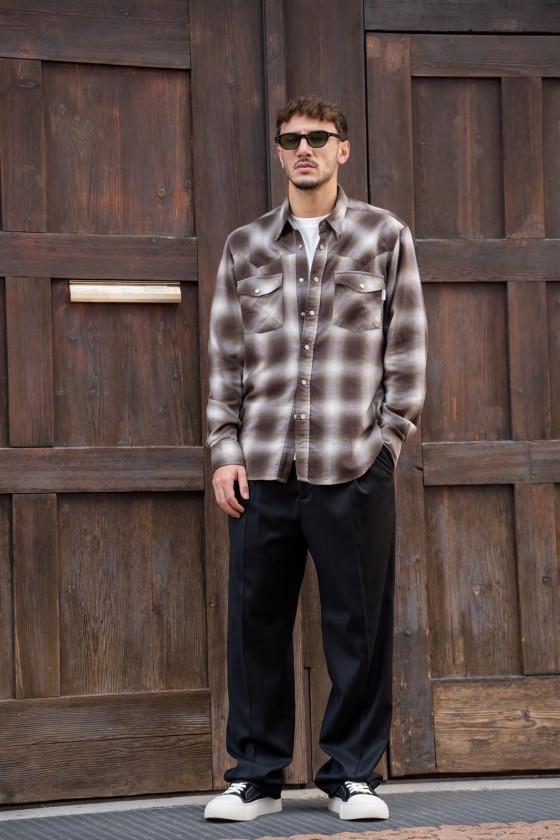 AMISH - CAMICIA TEX MORO