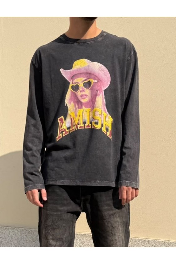 AMISH - LONG SLEEVE STAMPA
